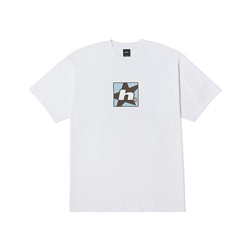 HUF WORLDWIDE H STAR S/S TEE WHITE