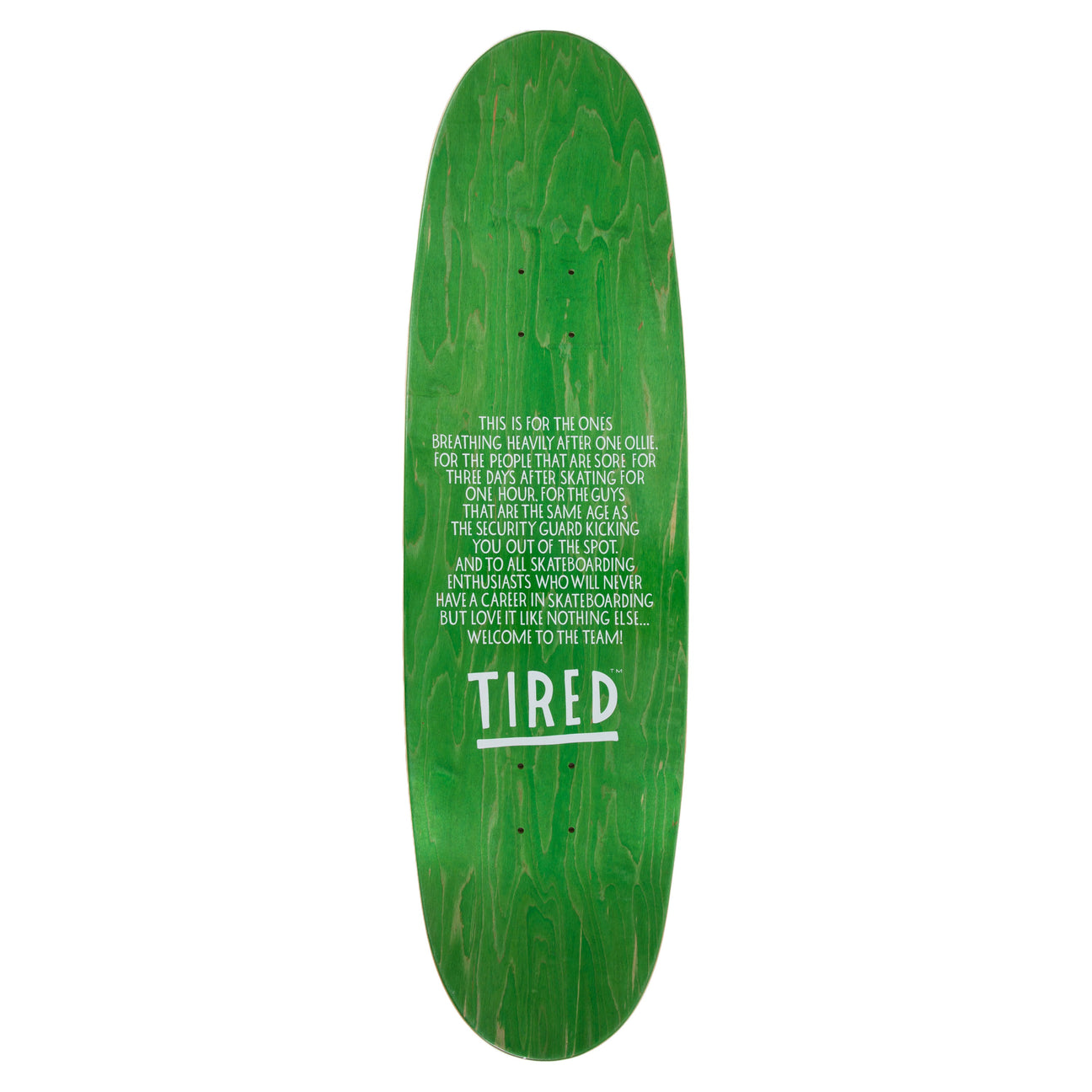 Tired Skateboards "The Ship Has Sailed" Skateboard Deck (9.0)