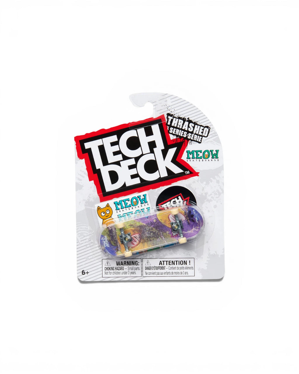 Tech Deck (Thrashed Series) 'Meow Skateboards (Mariah Duran)' Fingerboard