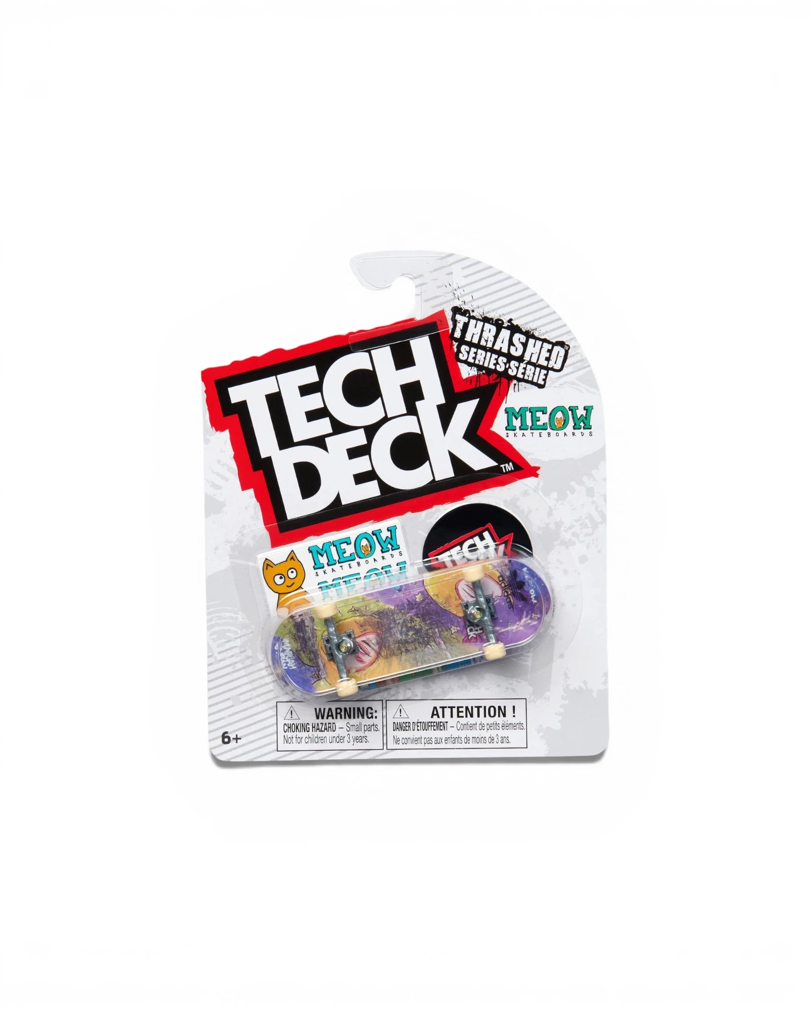 Tech Deck (Thrashed Series) 'Meow Skateboards (Mariah Duran)' Fingerboard