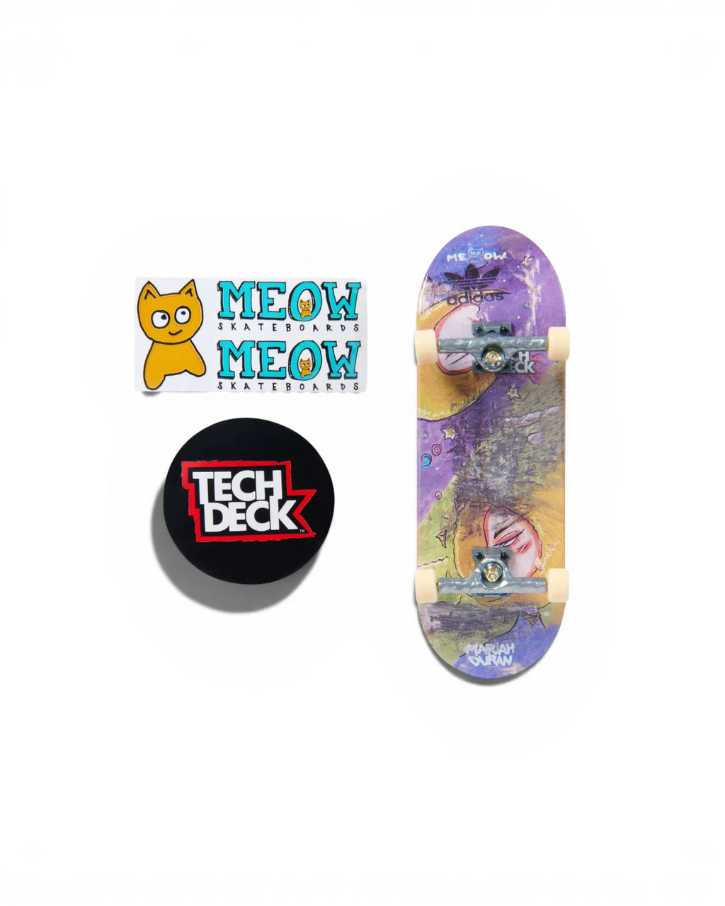 Tech Deck (Thrashed Series) 'Meow Skateboards (Mariah Duran)' Fingerboard