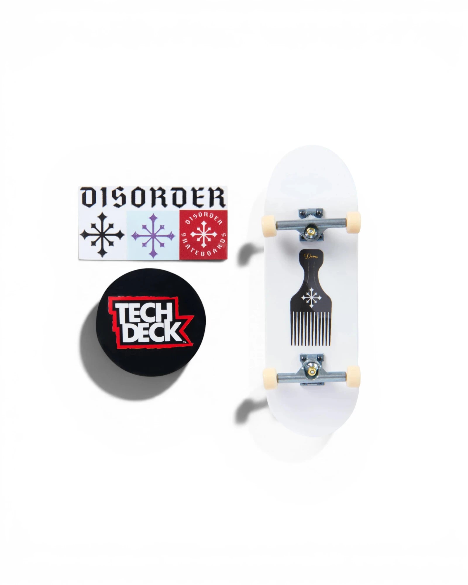 Tech Deck 'Disorder Skateboards (Domo Waka) Hair Comb' Fingerboard