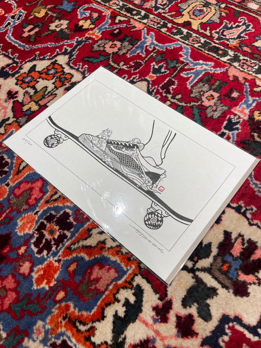 Temple Of Skate Custom Culture Risograph A3 print