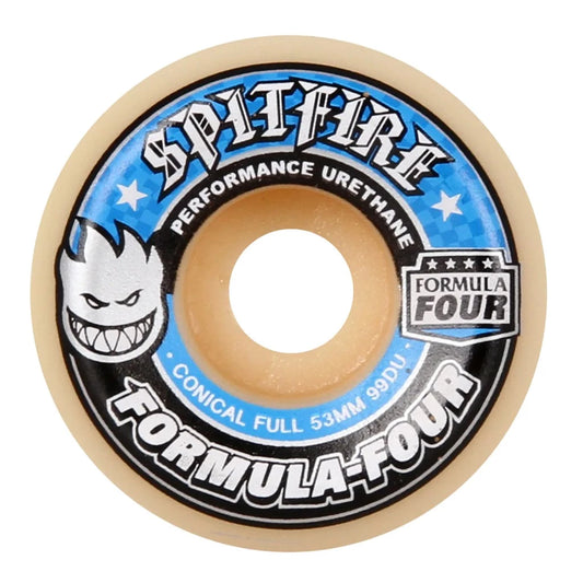 Spitfire Formula Four Conical Full Blue 99a Wheels