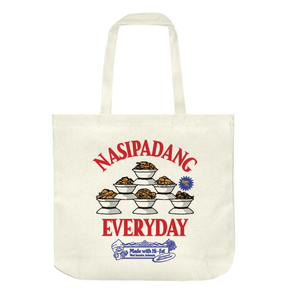 Nasi Padang Everyday "Etalase" Tote Bag (White)