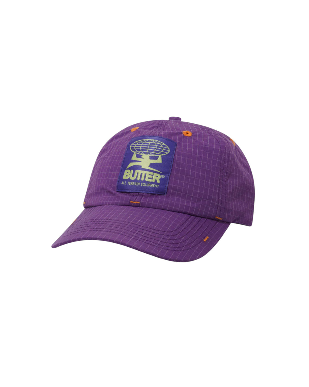 Butter Goods 'All Terrain' 6 Panel Cap (Berry)