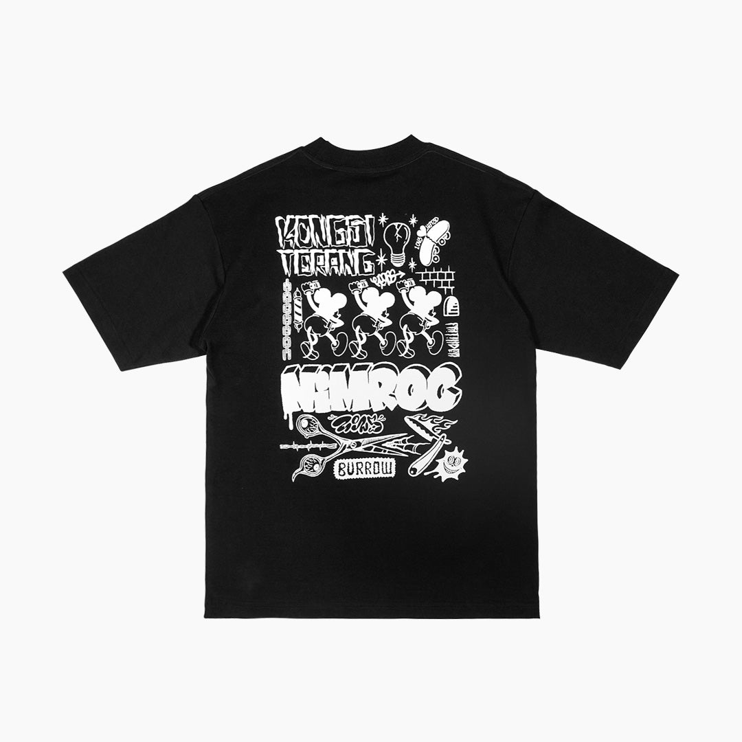 Burrow X Nimroc Kongsi Terang Tee (Black)