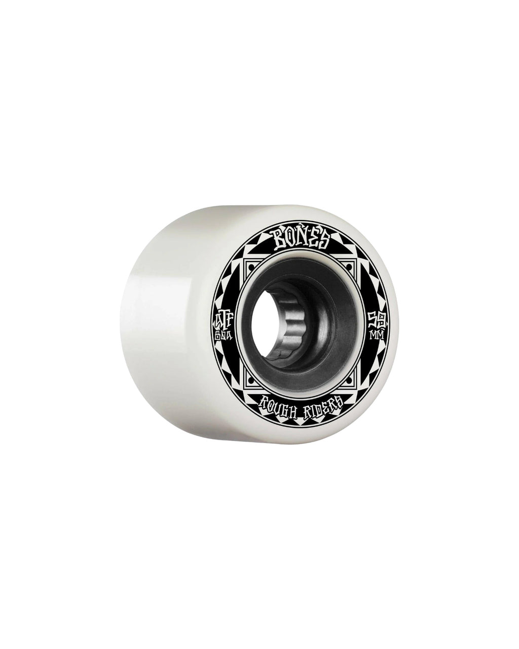 Bones 59mm (80a) 'ATF Rough Riders' Wheels (White)