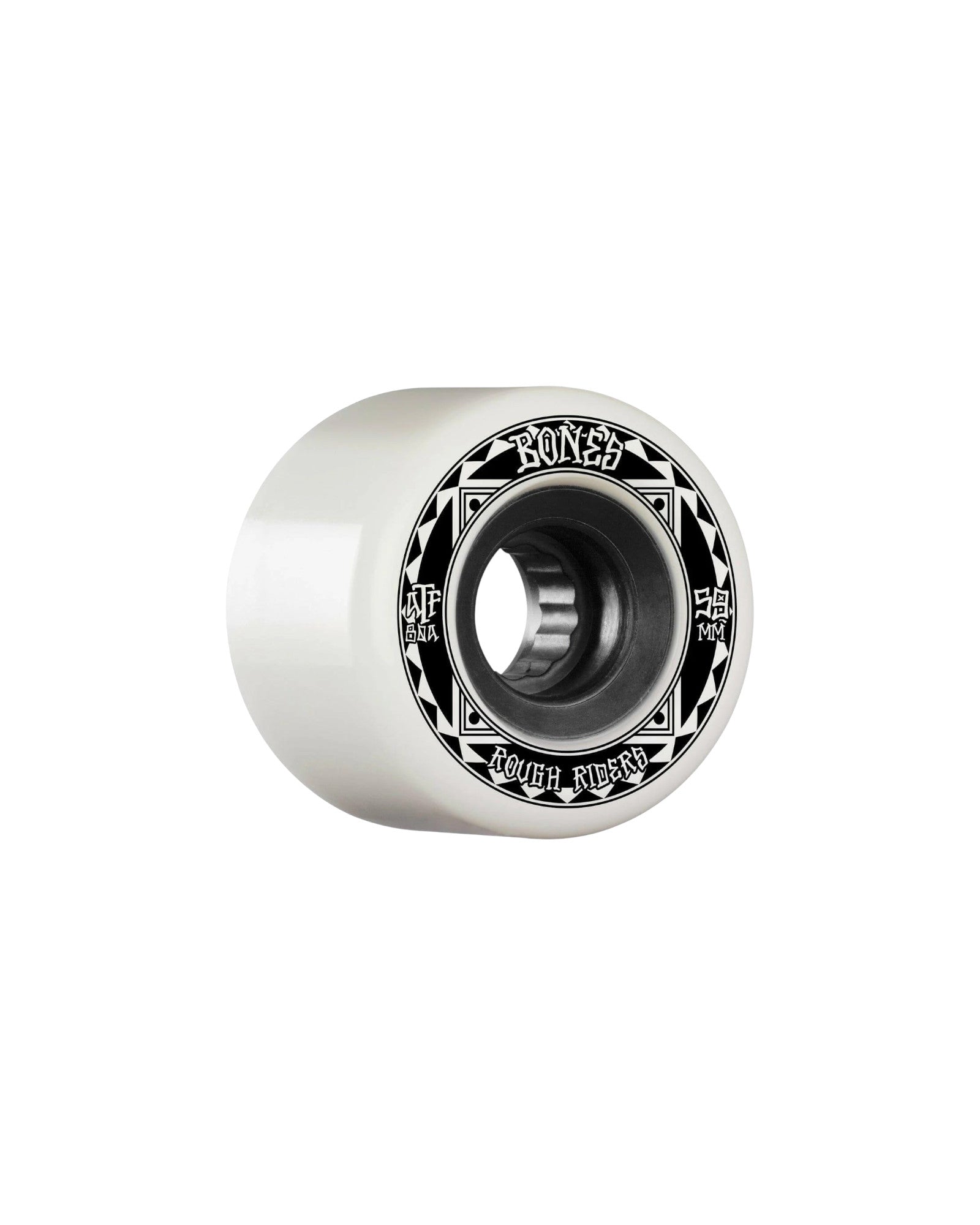 Bones 59mm (80a) 'ATF Rough Riders' Wheels (White)