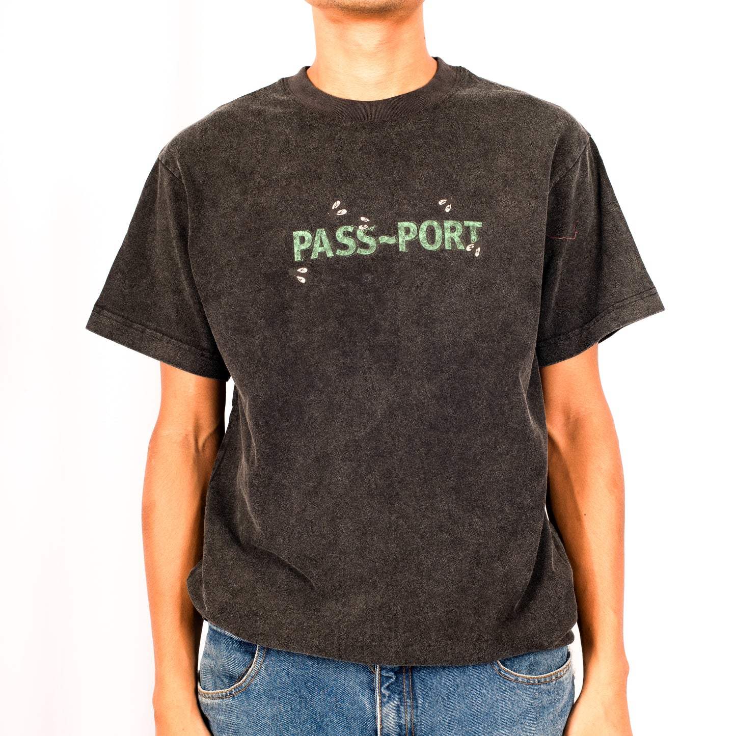 Pass~Port Skateboards: Wot Flies Tee (BLACK ACID)