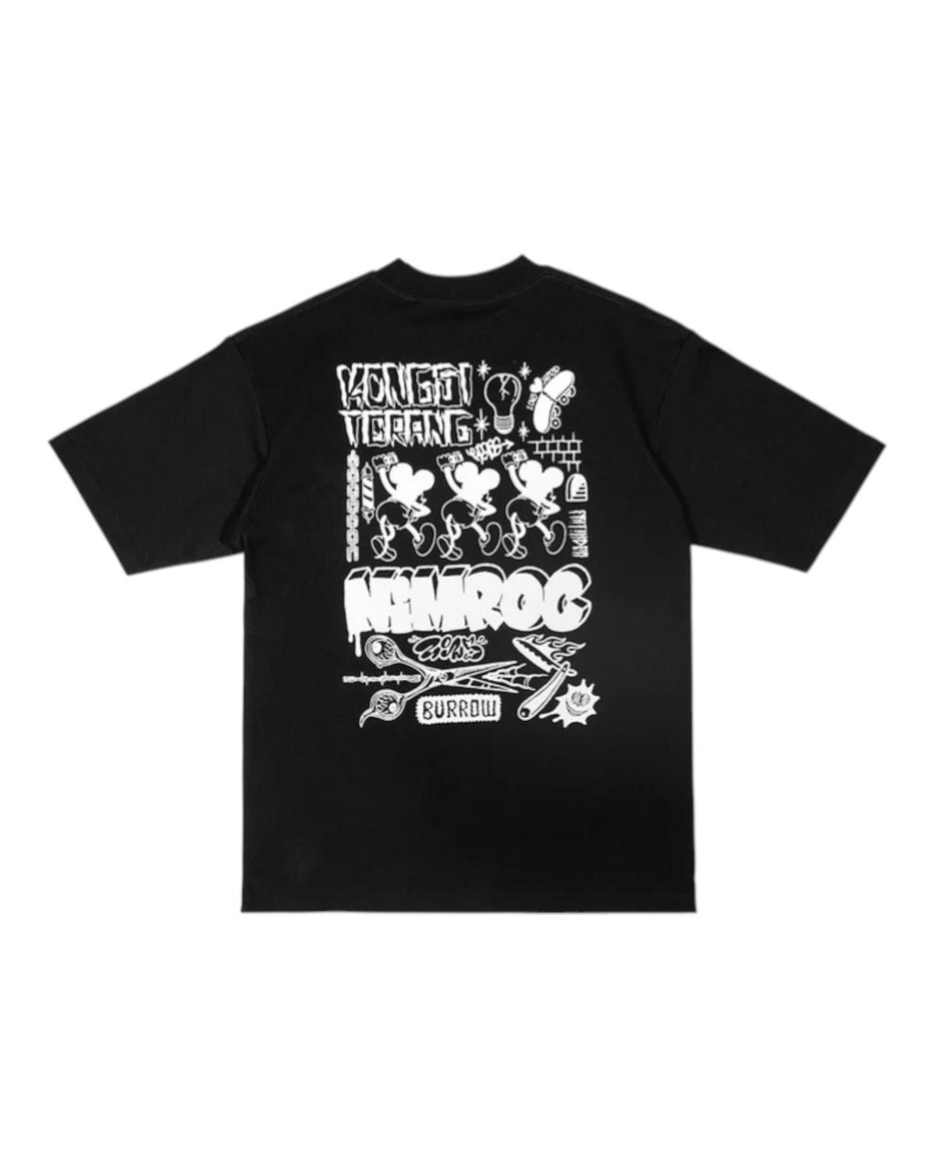 Burrow X Nimroc 'Kongsi Terang' T-Shirt (Black)