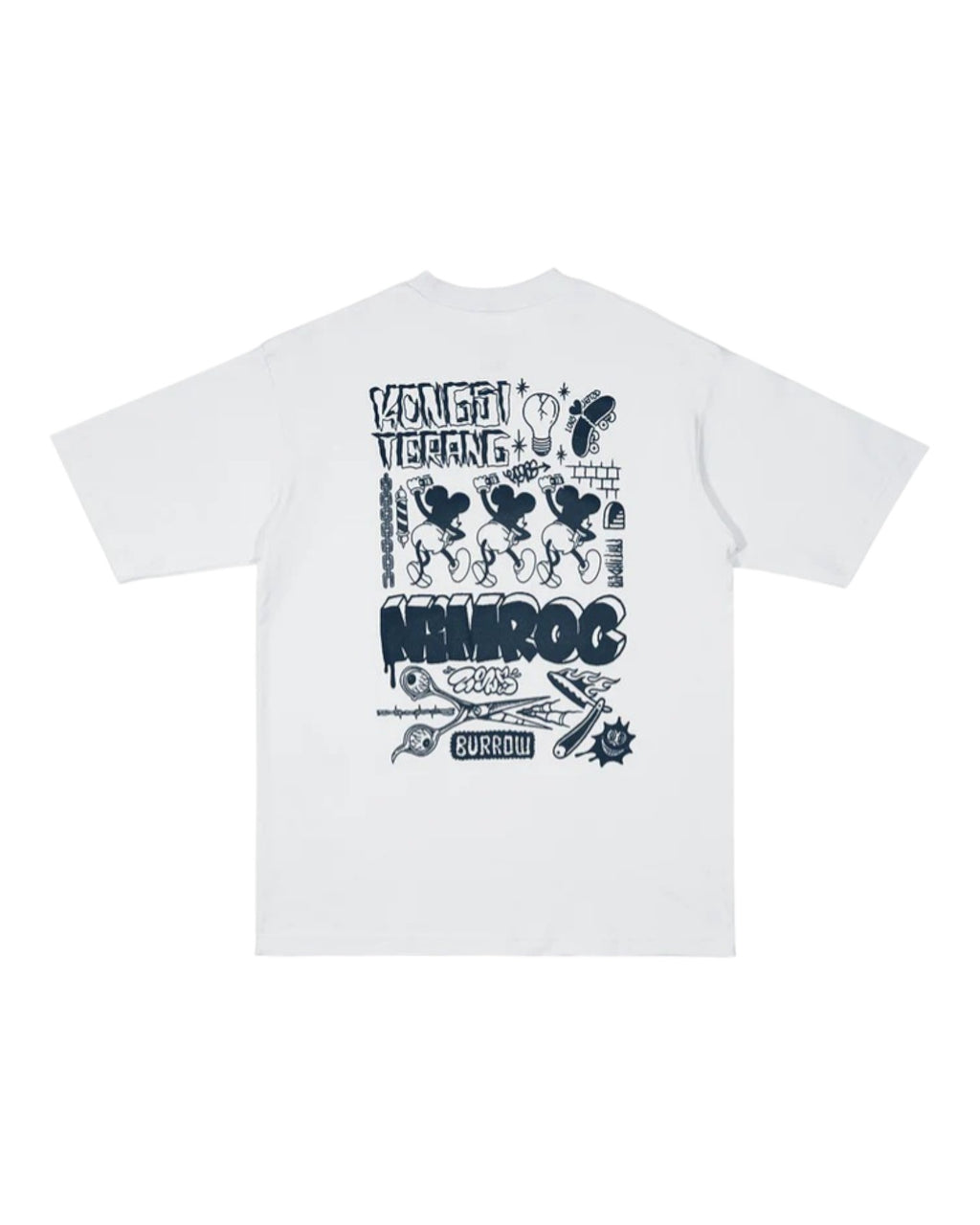 Burrow X Nimroc 'Kongsi Terang' T-Shirt (White)