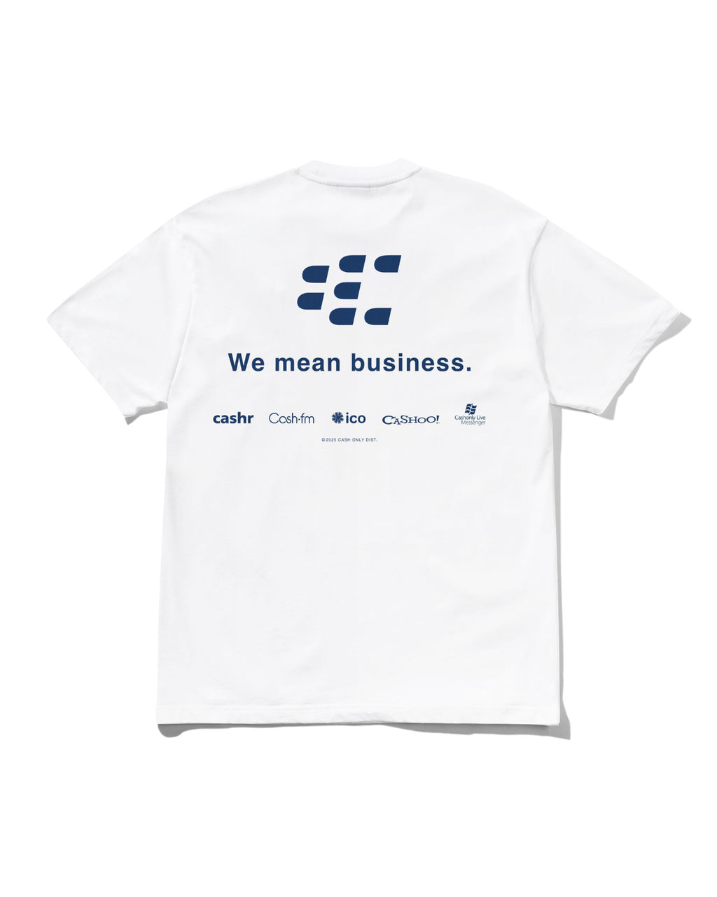 Cash Only 'Business' T-Shirt (White)