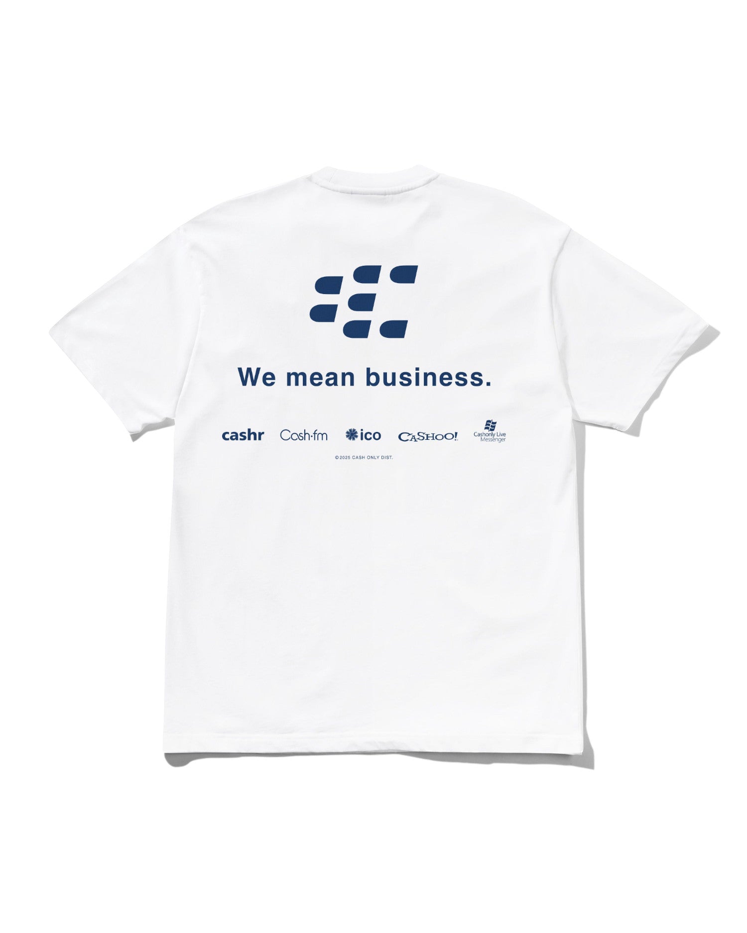 Cash Only 'Business' T-Shirt (White)