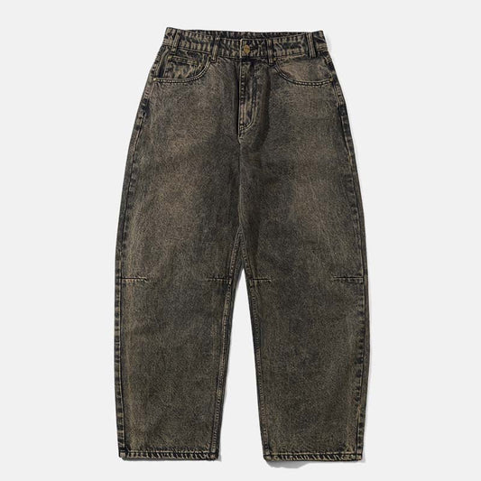 Butter Goods - Wide Cut Denim Jeans - WASHED BROWN