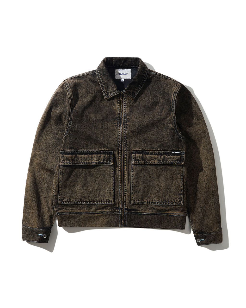 Butter Goods 'Bronco' Denim Jacket (Tinted Brown)
