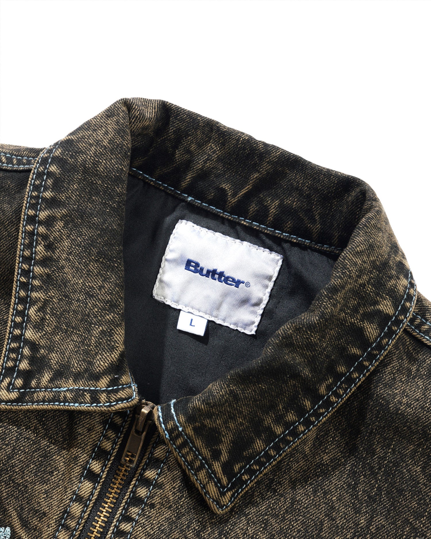 Butter Goods 'Bronco' Denim Jacket (Tinted Brown)