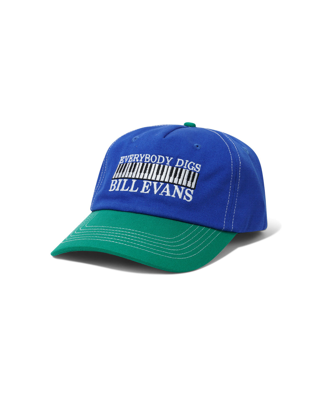 Butter Goods 'Everybody Digs' 5 Panel Cap (Royal Blue/Kelly Green)