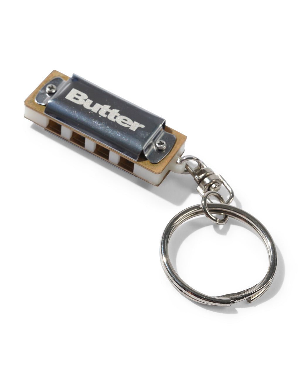 Butter Goods 'Harmonica' Key Chain (Silver)