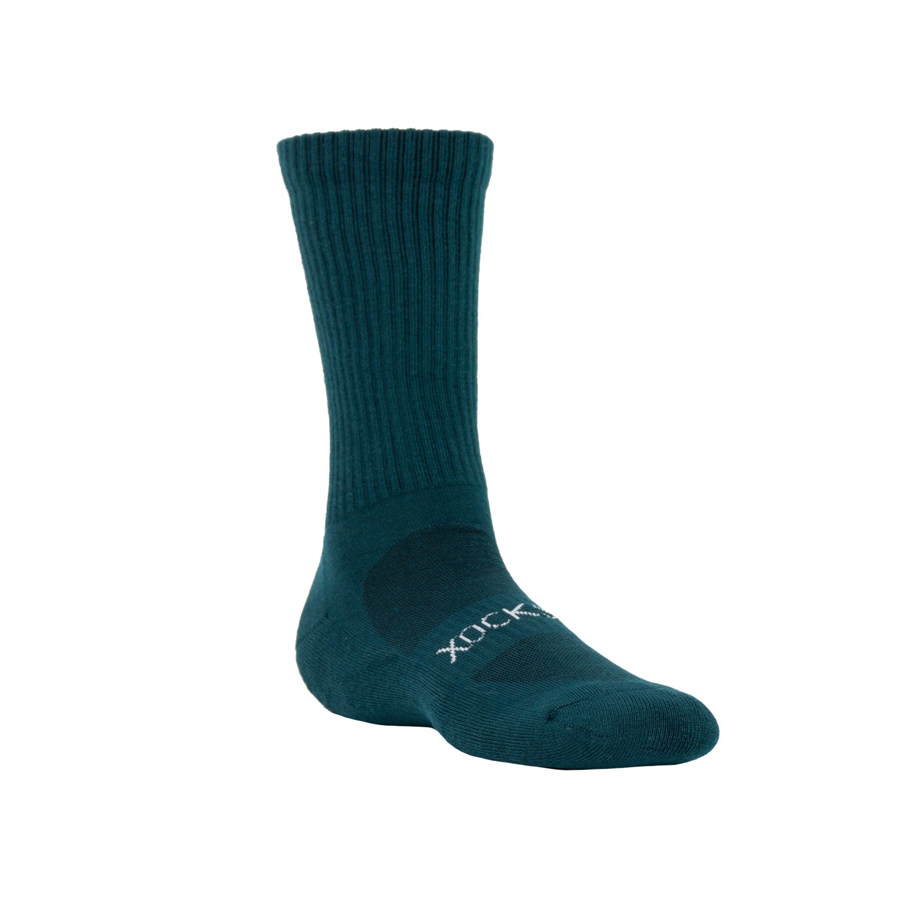 Xocks 'Plain Series Crew C14' (Deem Green)