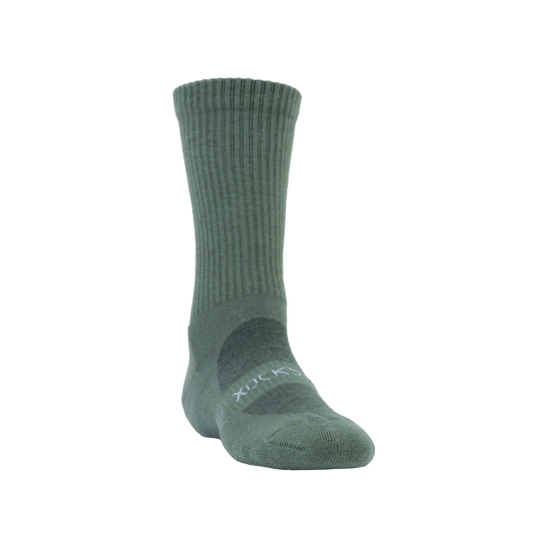 Xocks 'Plain Series Crew C15' (Desert Green)