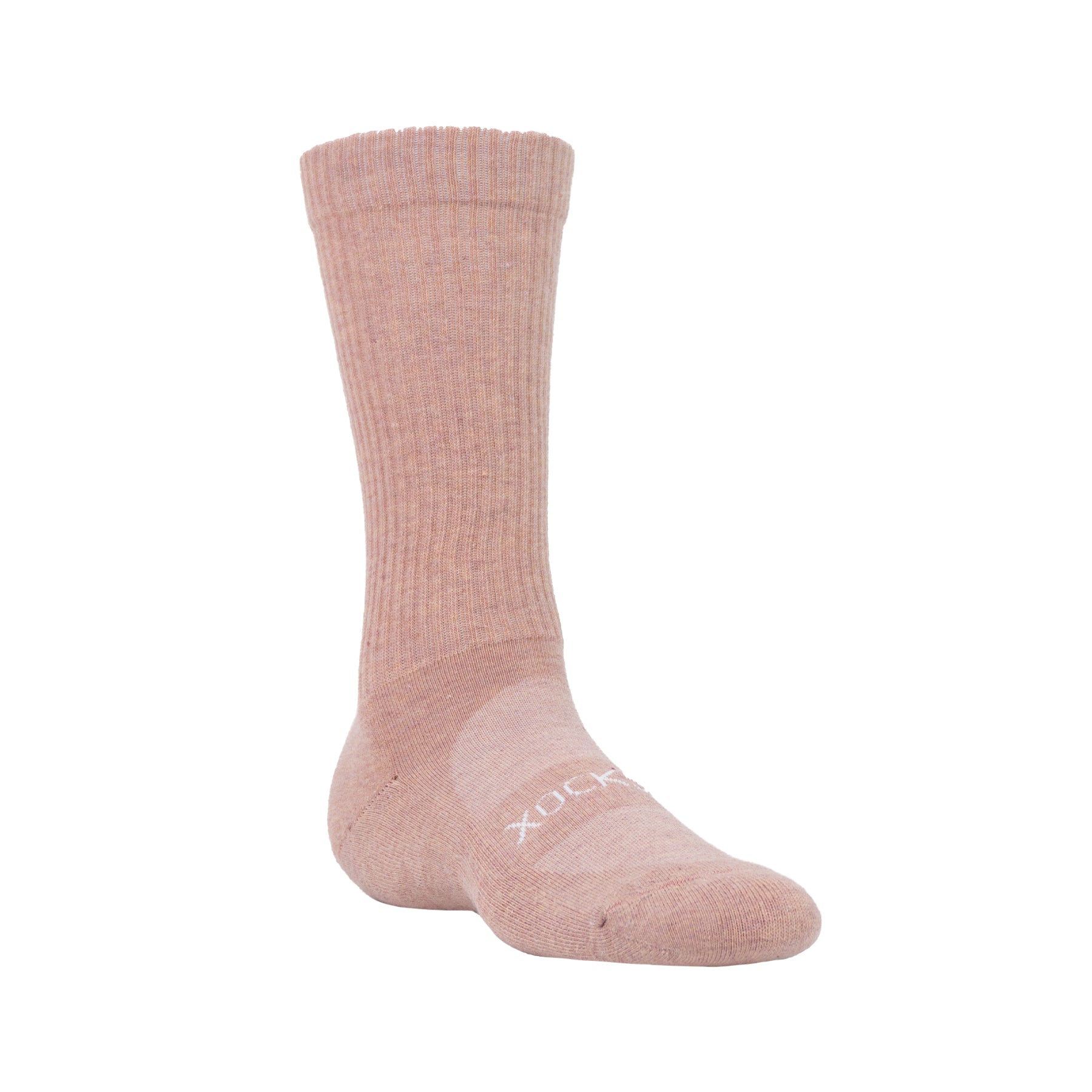 Xocks 'Plain Series Crew C23' (Pink Orange)