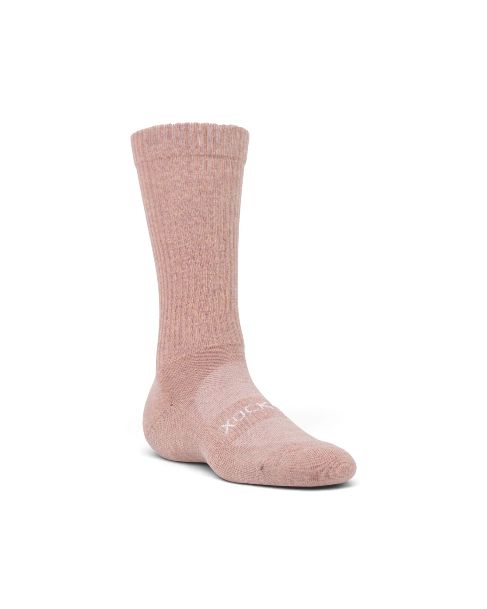 Xocks 'Plain Series Crew C23' (Pink Orange)