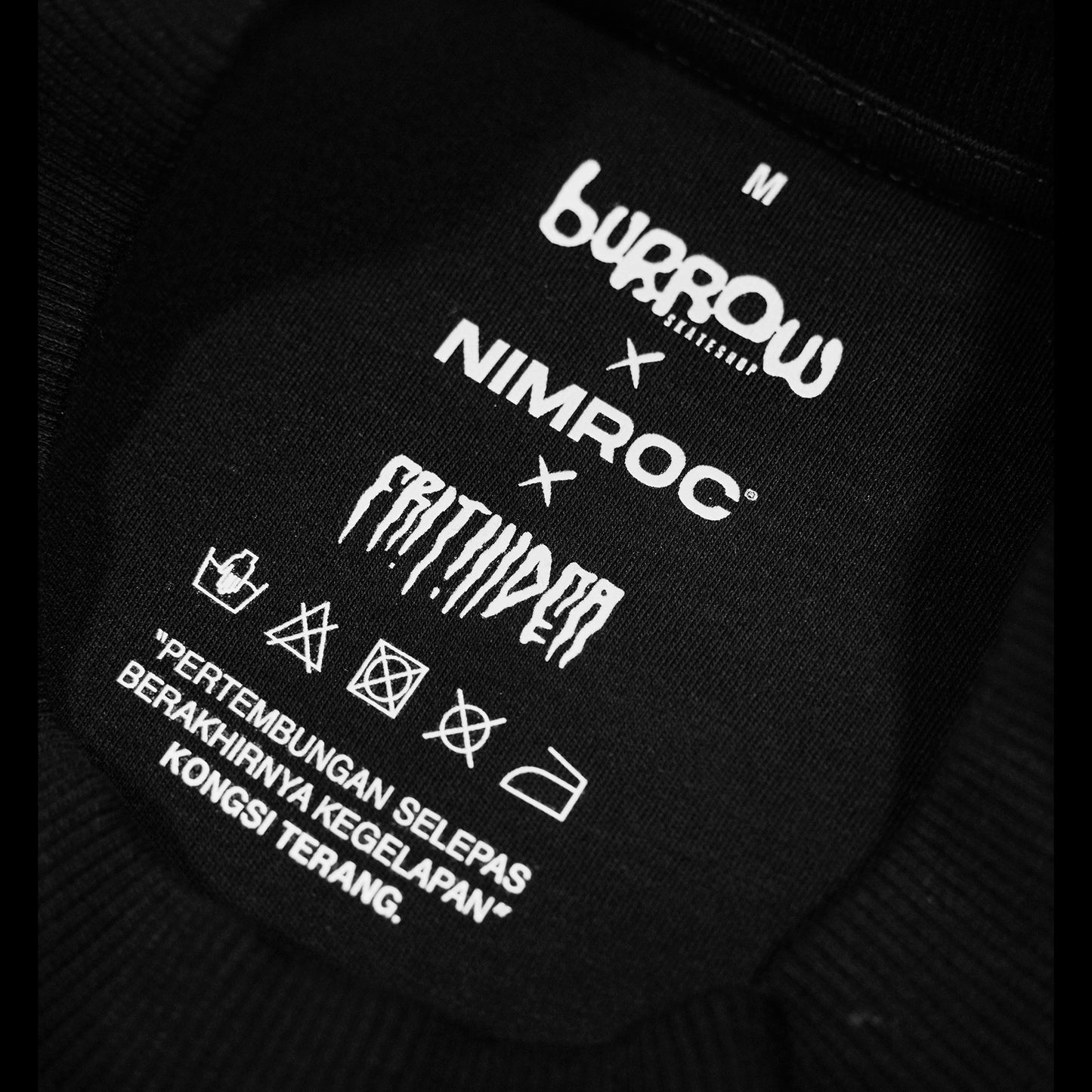 Burrow X Nimroc Kongsi Terang Tee (Black)
