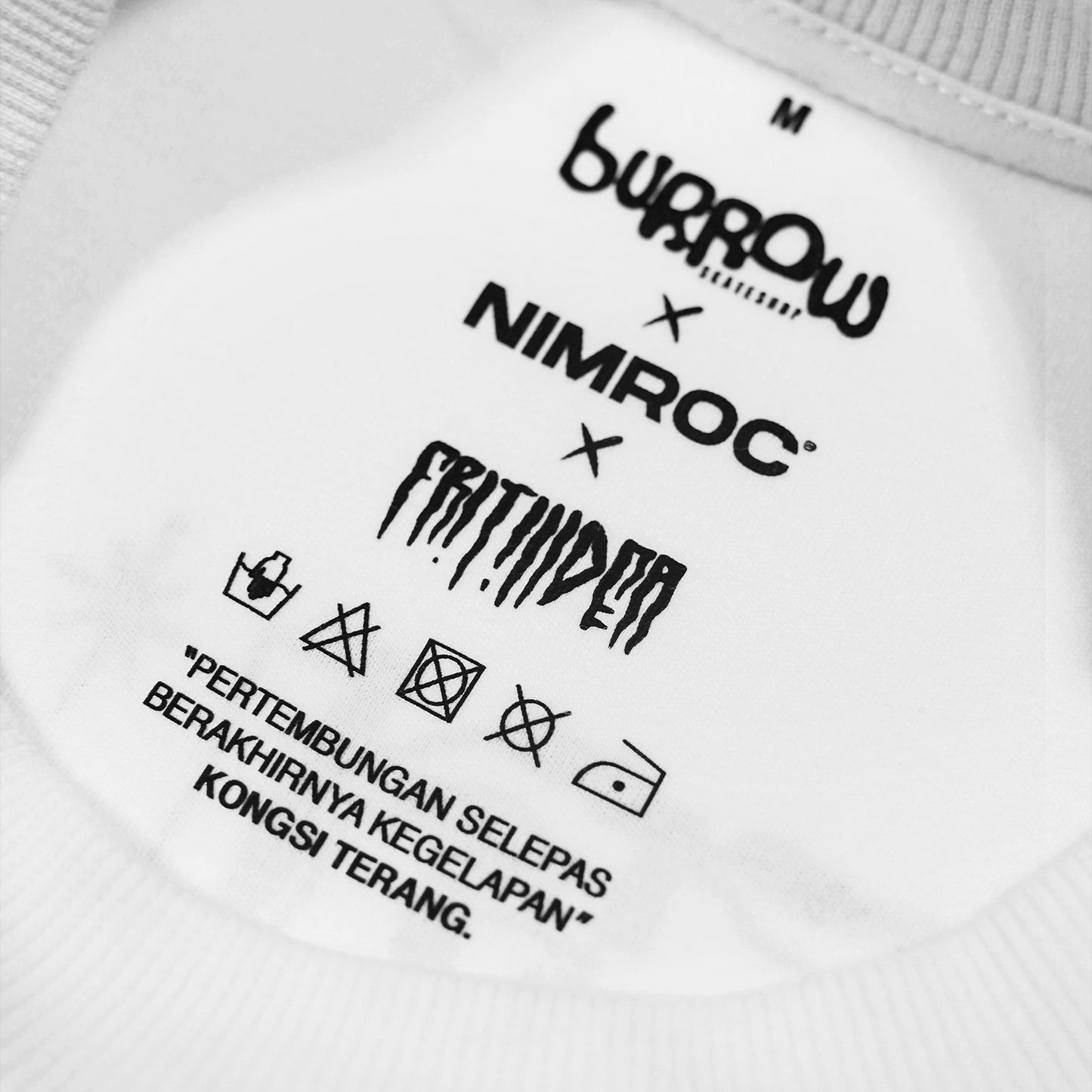 Burrow X Nimroc Kongsi Terang Tee (White)
