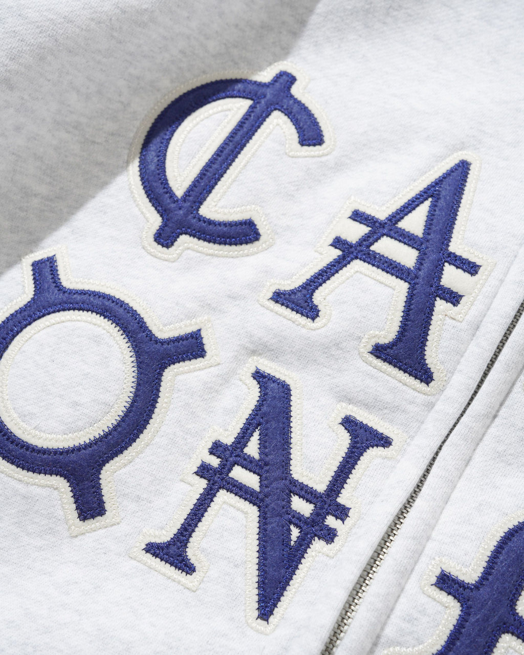 Cash Only 'Currency Zip-Thru' Hoodie (Ash)