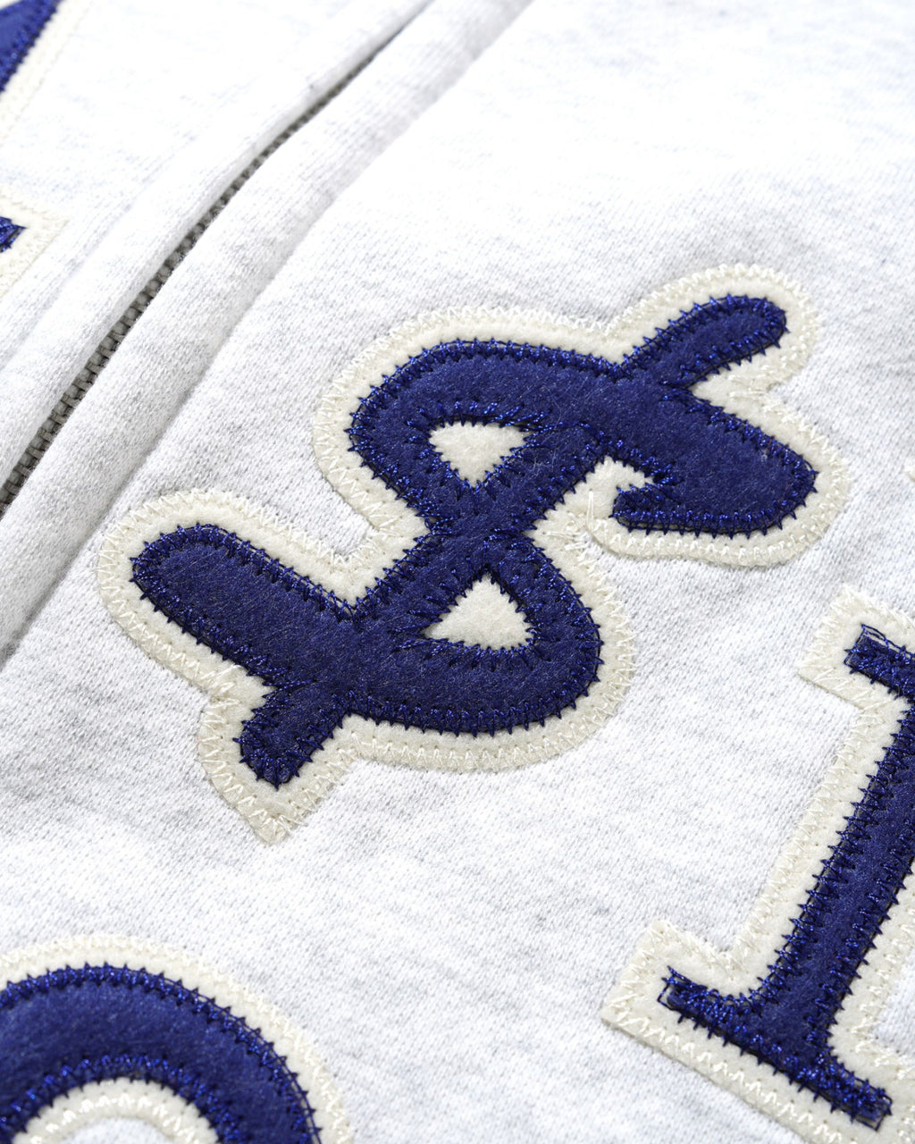 Cash Only 'Currency Zip-Thru' Hoodie (Ash)