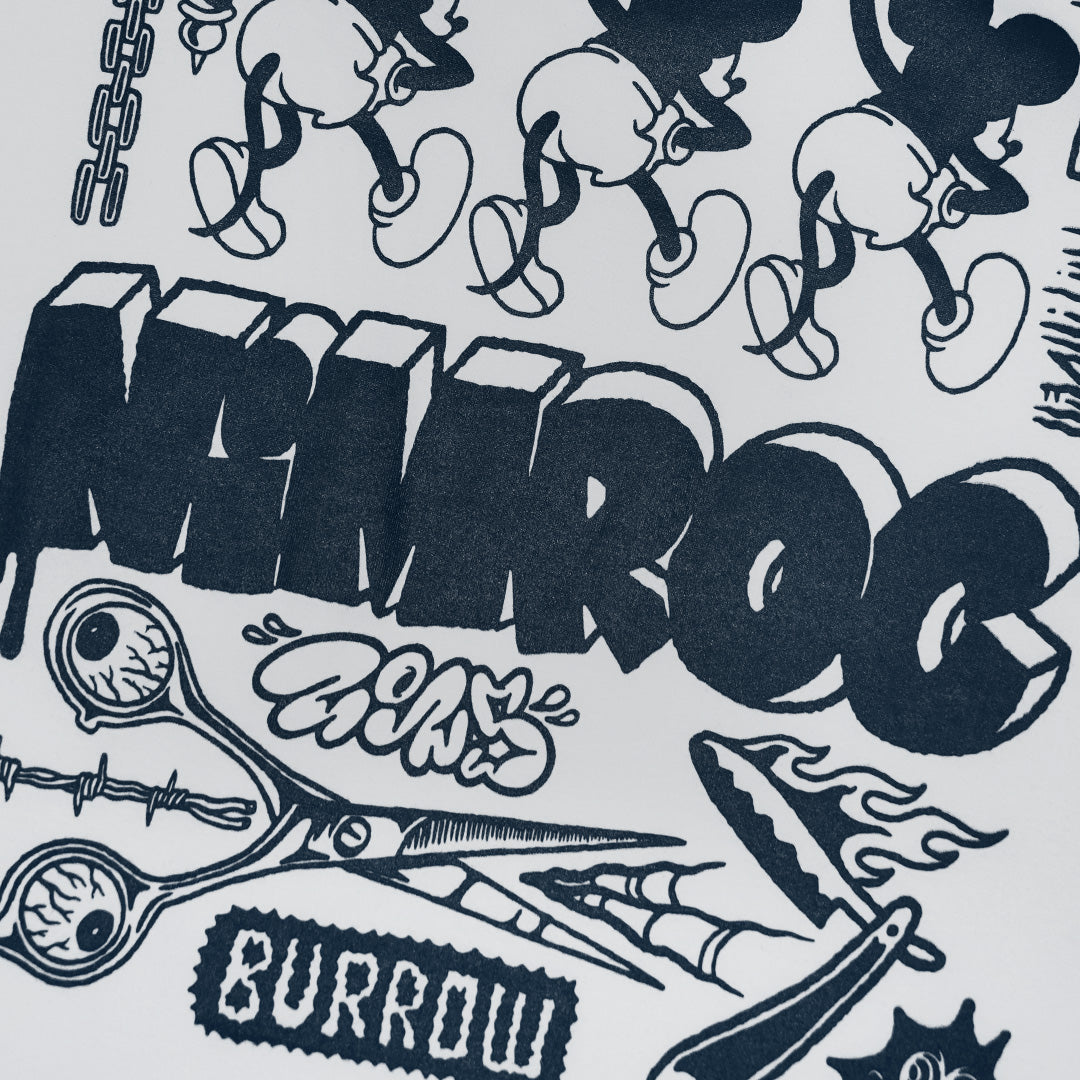 Burrow X Nimroc Kongsi Terang Tee (White)