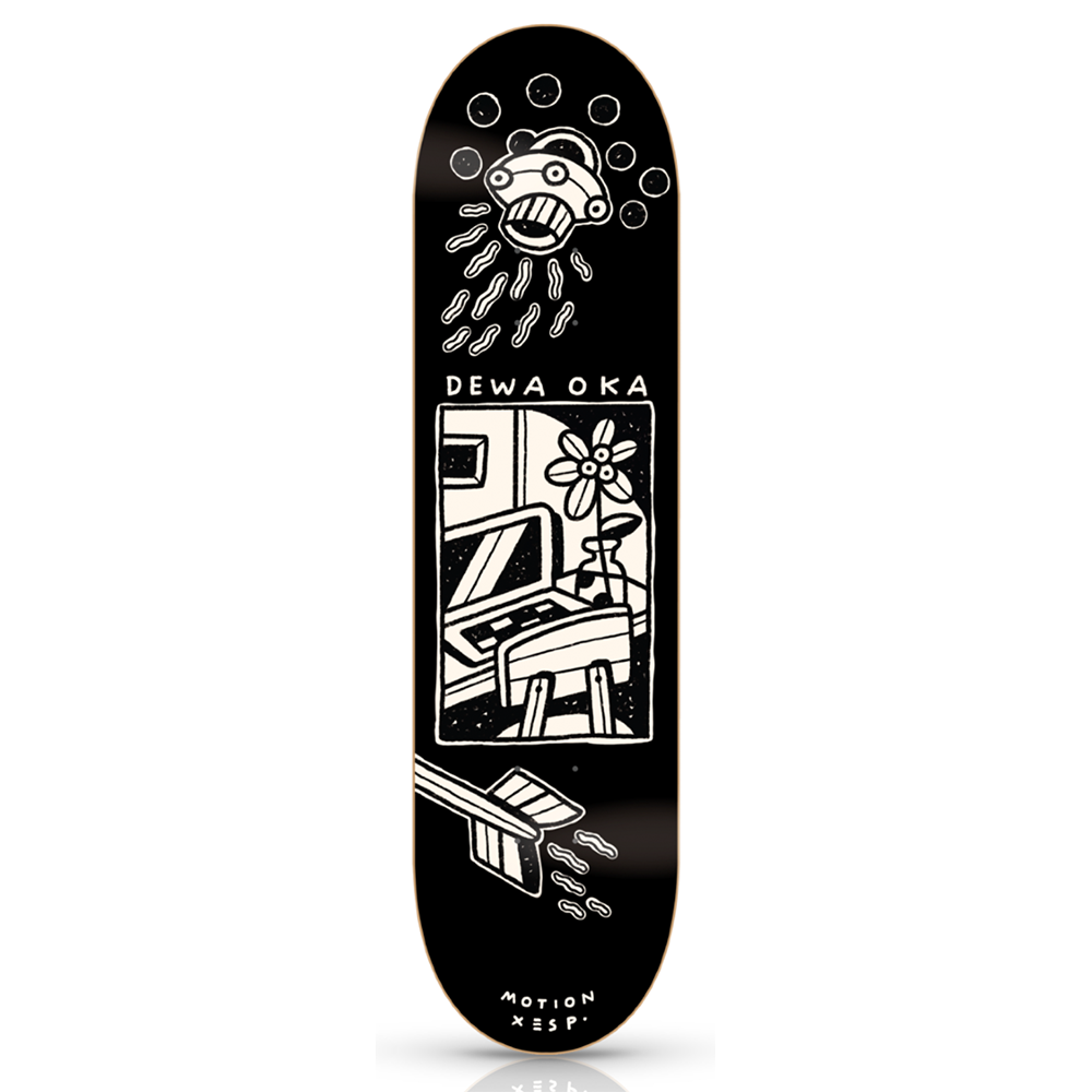 Motion Skateboards "EKA x MOTION Dewa" Skateboard Deck (8.25)