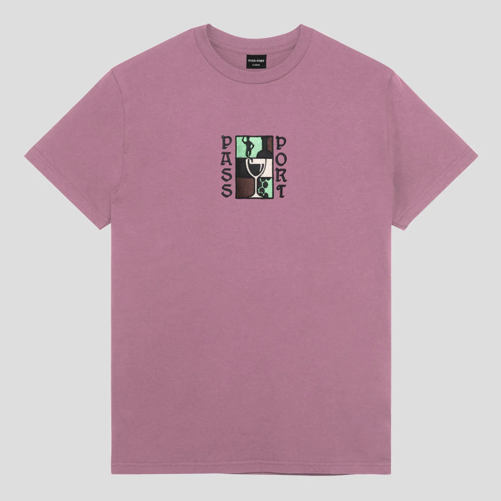 Pass~Port 'Dine Em' T-Shirt (Washed Berry)