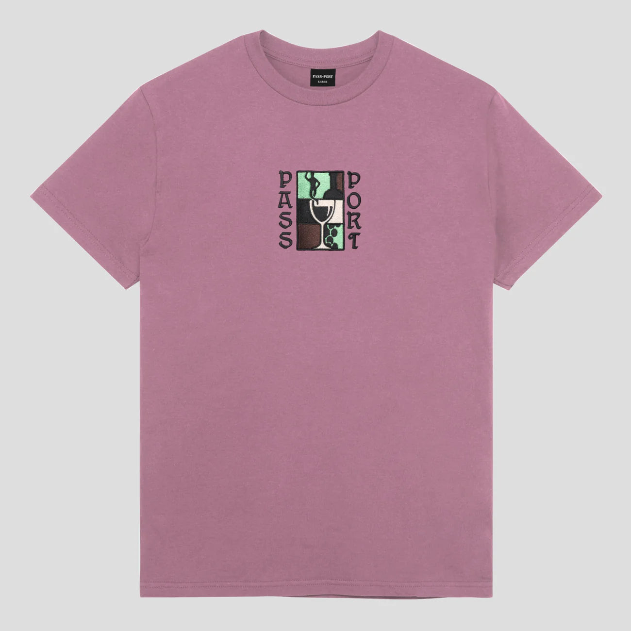 Pass~Port: Dine Em' Tee (WASHED BERRY)