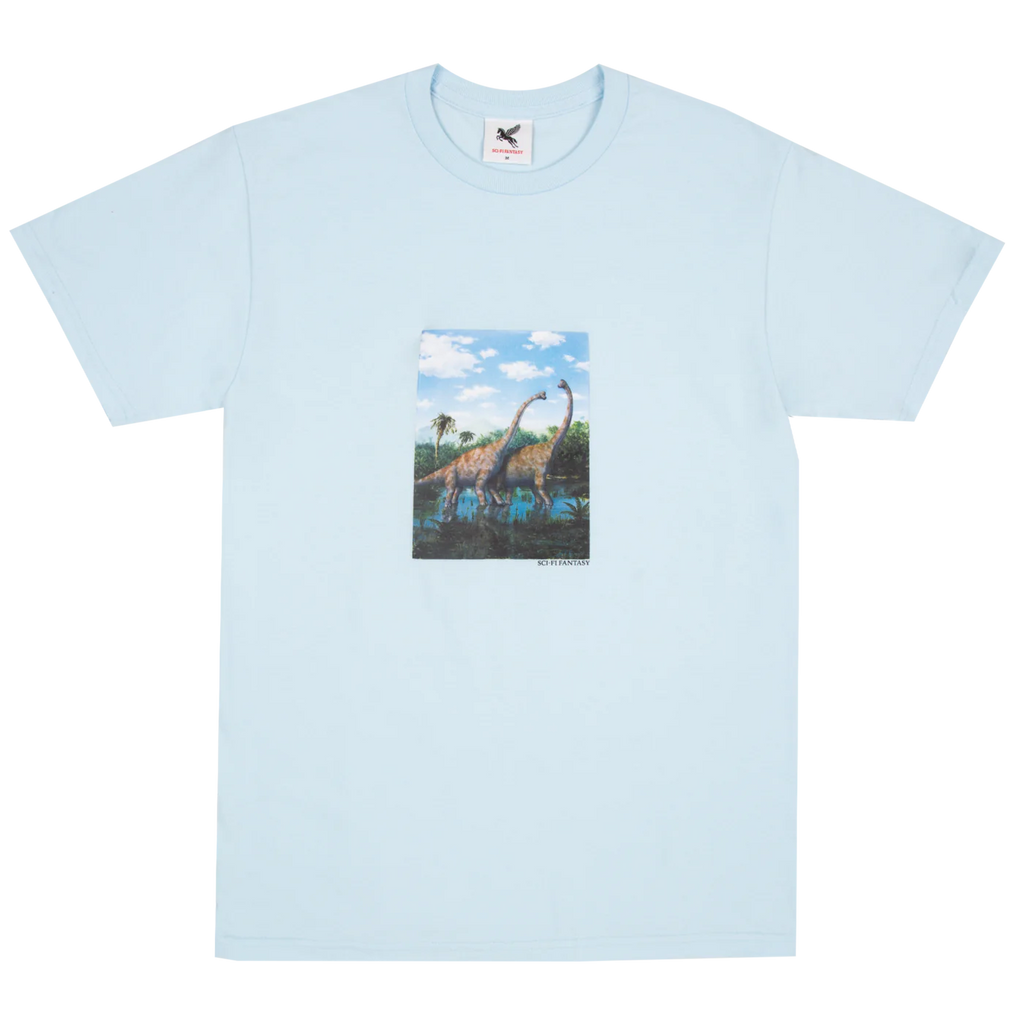 Sci-Fi Fantasy 'Dino' T-Shirt (Chambray)