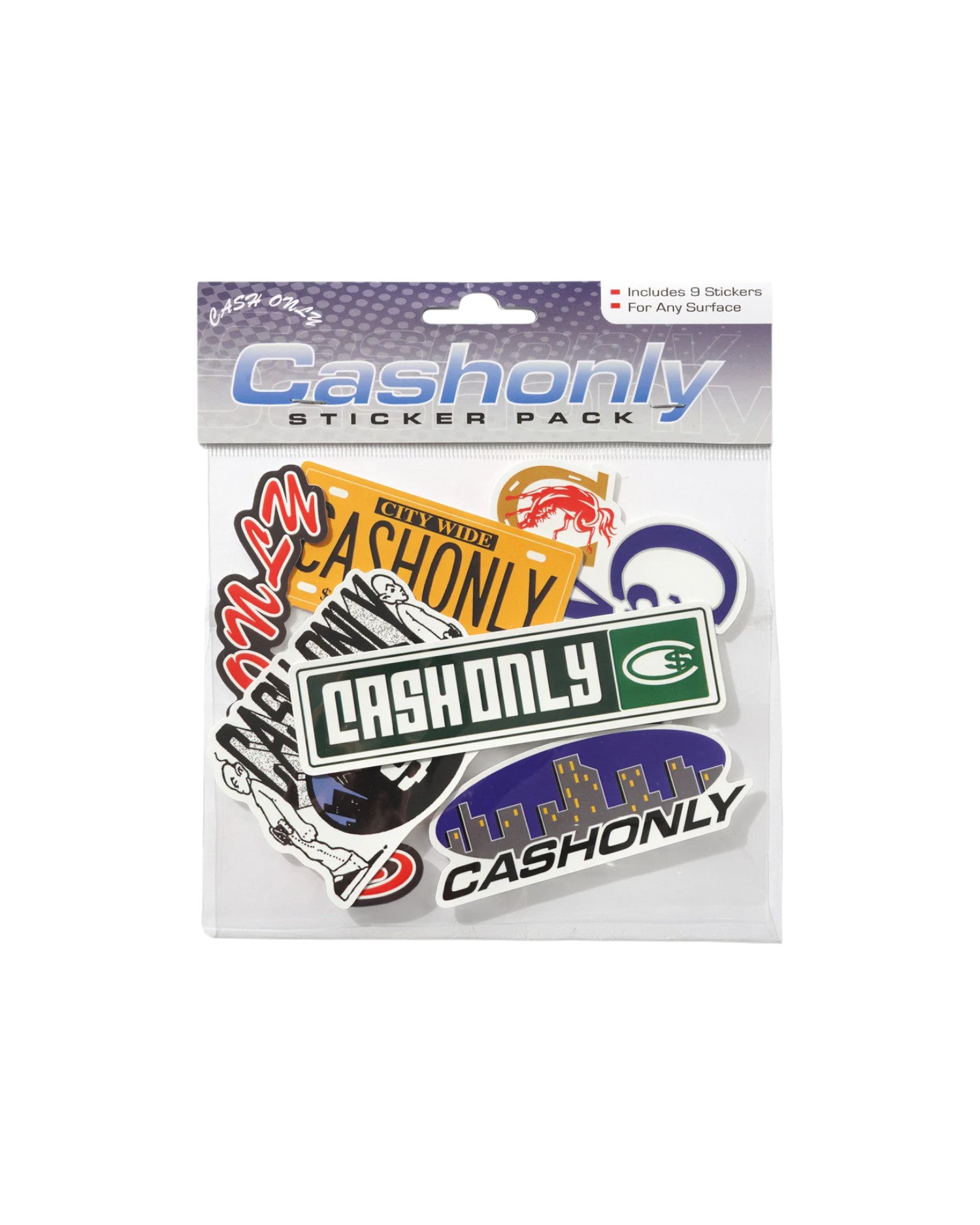 Cash Only 'Drop 14' Sticker Pack (Assorted)