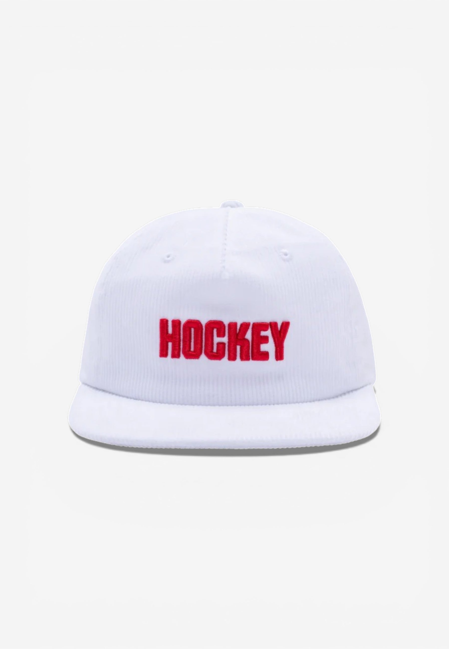 Hockey 'Corduroy 5 Panel' Hat (White)