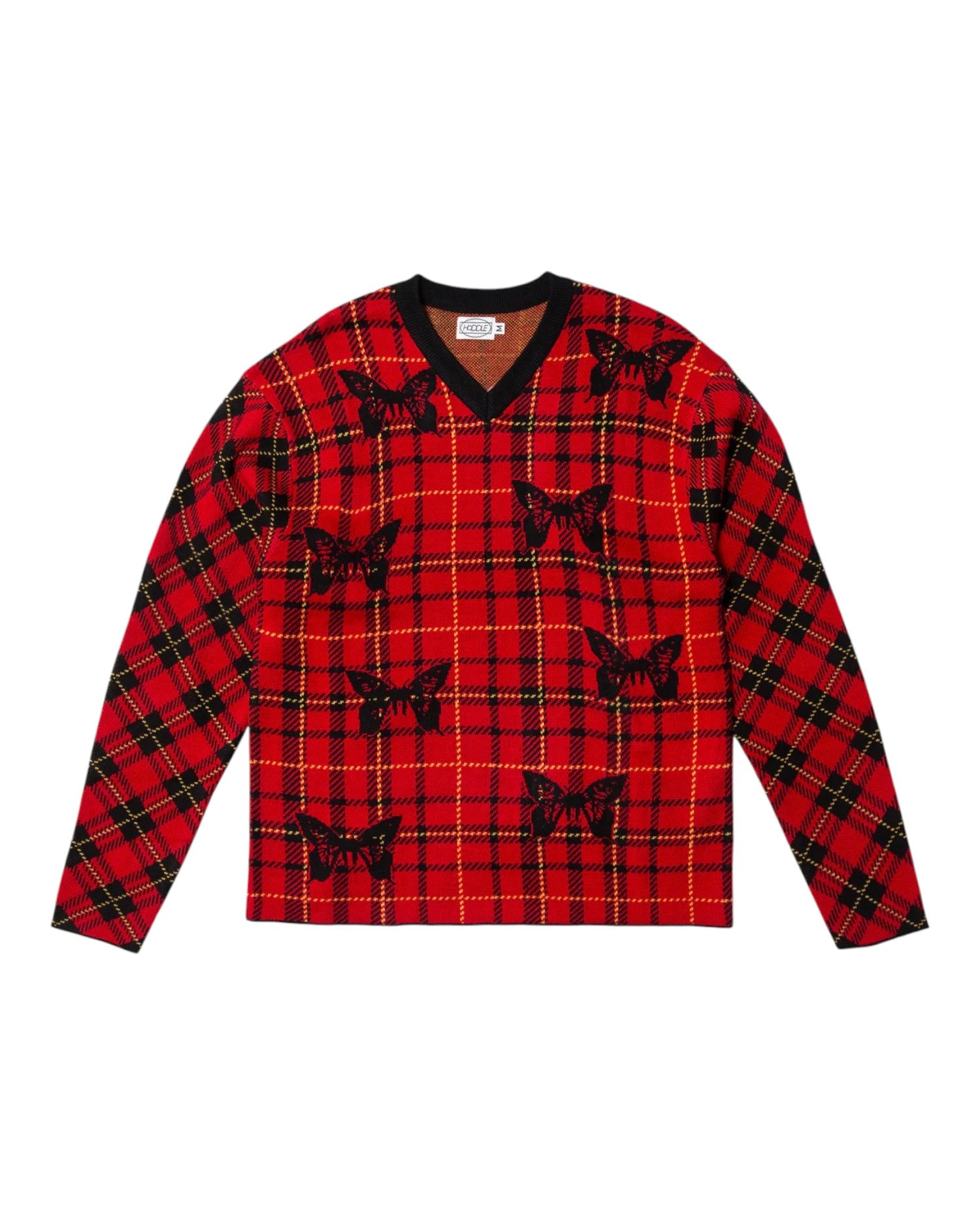 Hoddle Skateboards 'Butterfly' Plaid Knit
