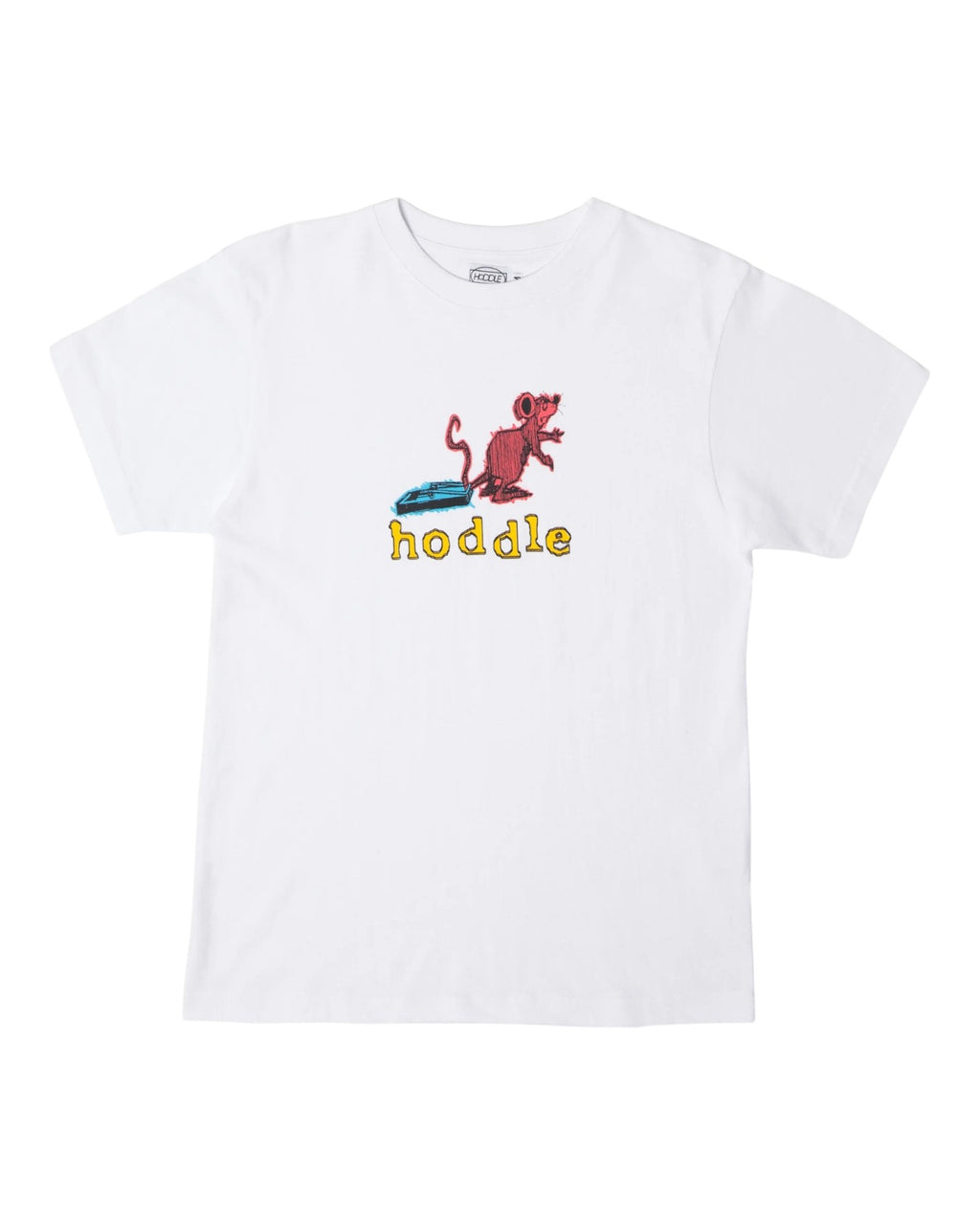 Hoddle Skateboards 'Rat Trap' T-Shirt (White)