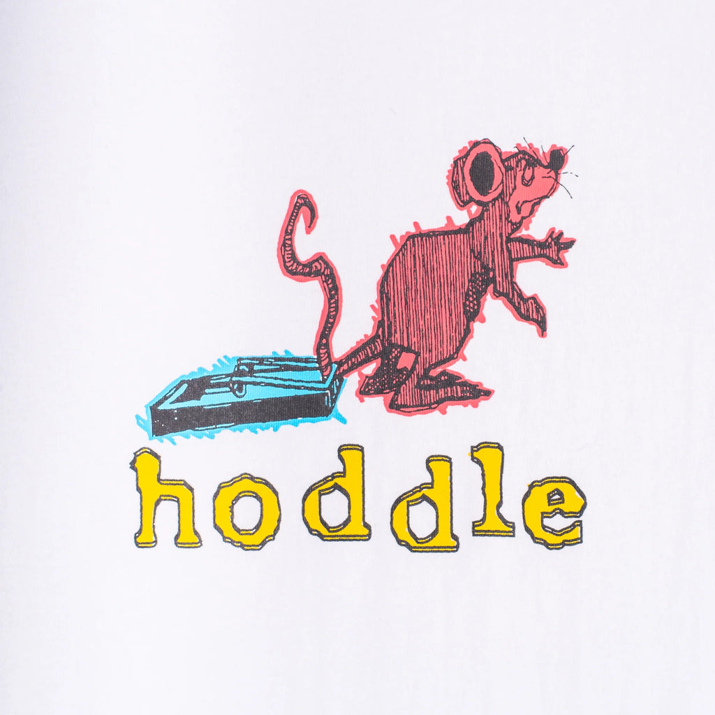 Hoddle Skateboards 'Rat Trap' T-Shirt (White)