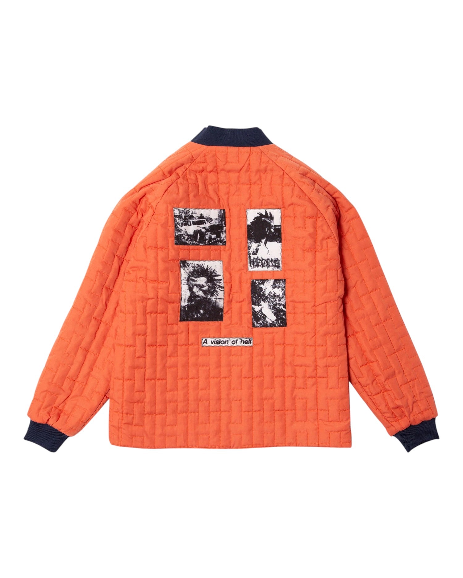 Hoddle Skateboards 'Reversible' Bomber Jacket (Orange)