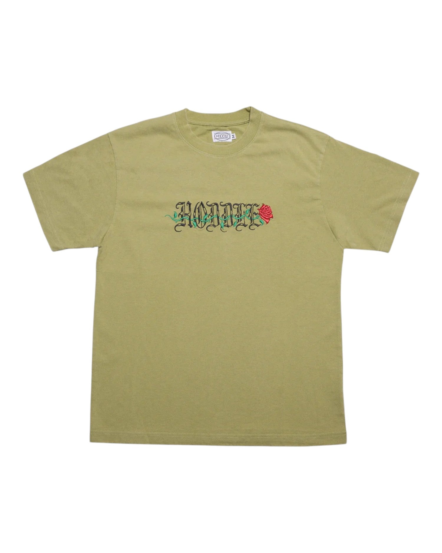 Hoddle Skateboards 'Rose' T-Shirt (Vintage Green)