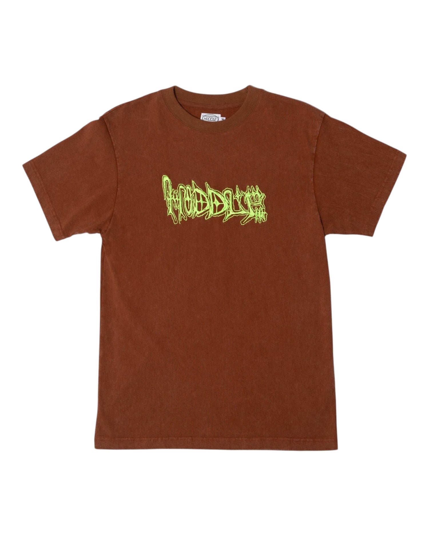 Hoddle Skateboards 'Vision Logo' T-Shirt (Brown)