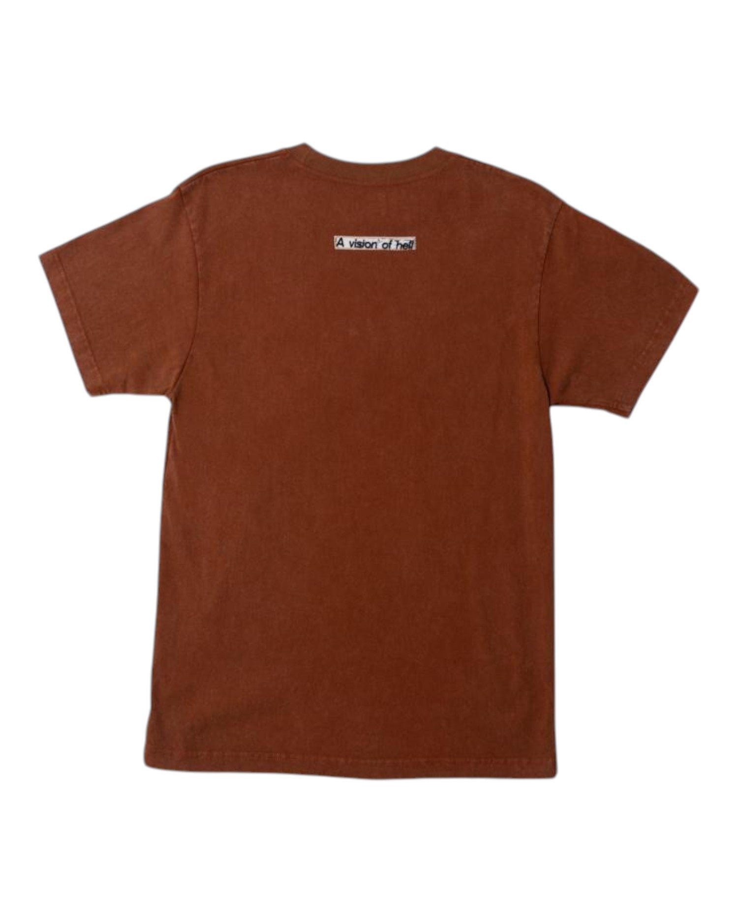 Hoddle Skateboards 'Vision Logo' T-Shirt (Brown)