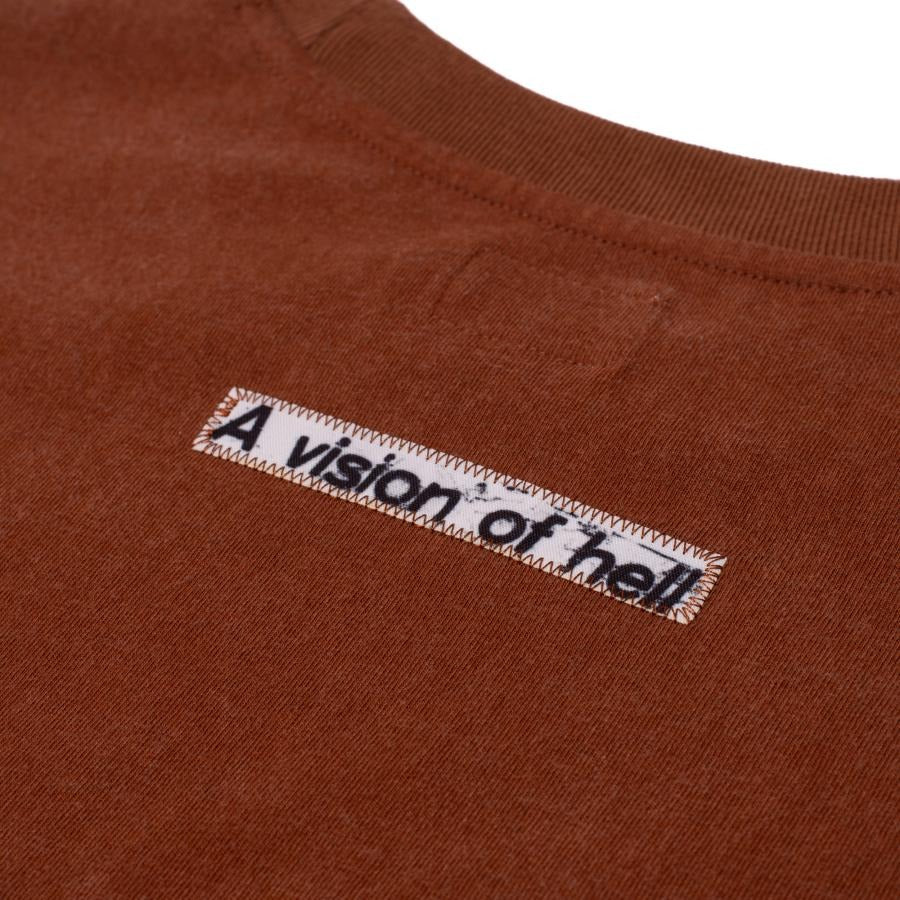 Hoddle Skateboards 'Vision Logo' T-Shirt (Brown)