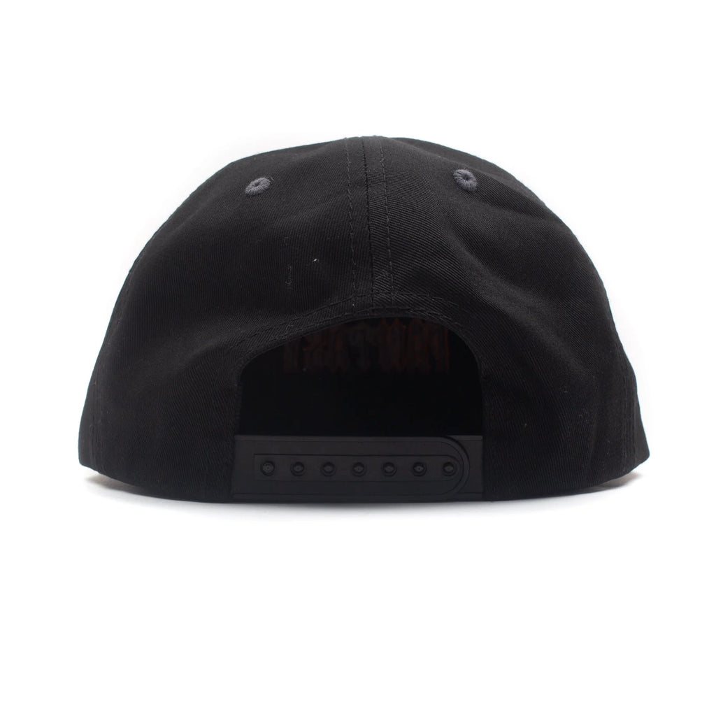 Sci-Fi Fantasy 'Biker Logo /Gun Metal' Hat (Black/Gun Metal)
