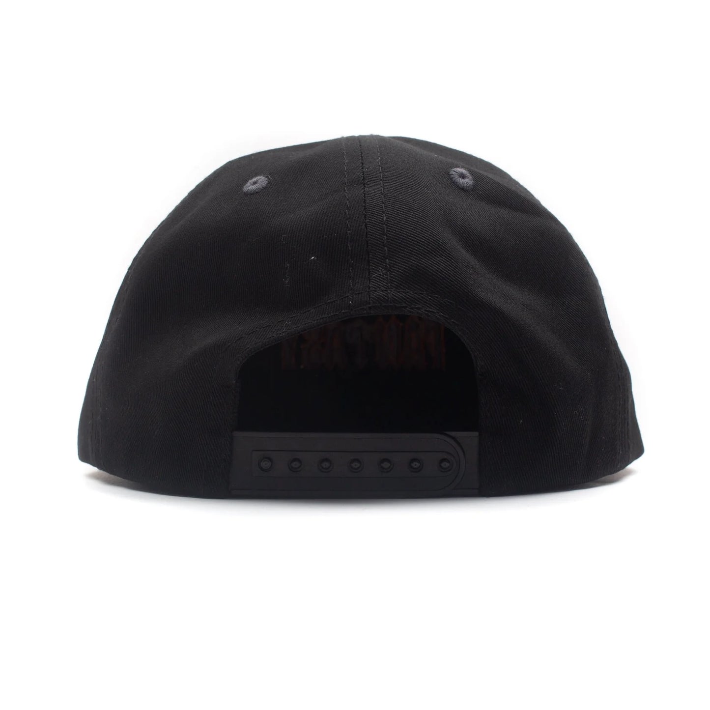 SCI-FI FANTASY BIKER LOGO HAT - BLACK/GUN METAL