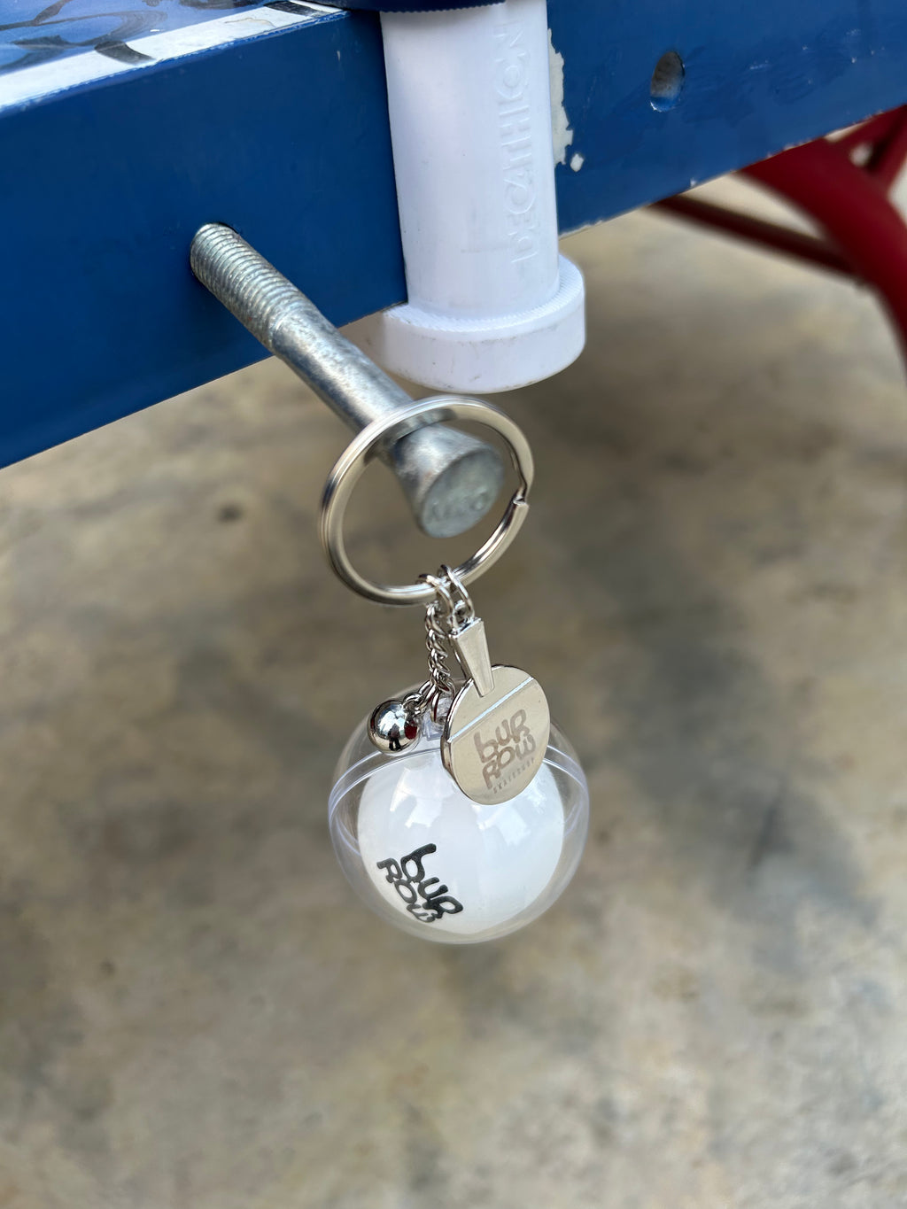 Burrow Ping Pong Ball Keychain