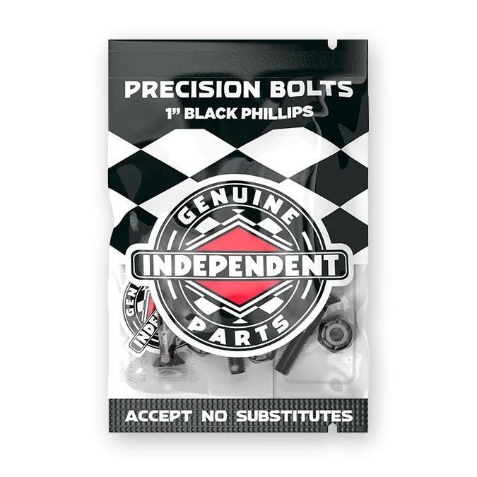 Independent Genuine Parts 1" Phillips Hardware (Black/Silver)
